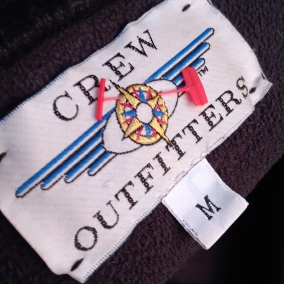 CREW OUTFITTERS UNISEX V-NECK POLAR ZIP FLEECE LINED "COMMANDO" SWEATER - Picture 7 of 17